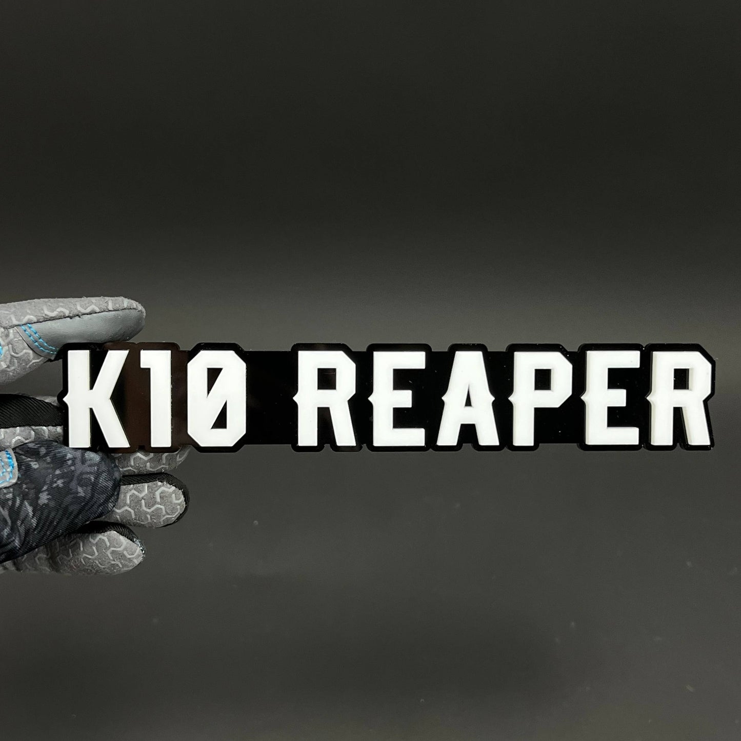 1PC K10 REAPER 3D Acrylic Badge - Car Truck Emblem Fender Tailgate Trunk Sticker