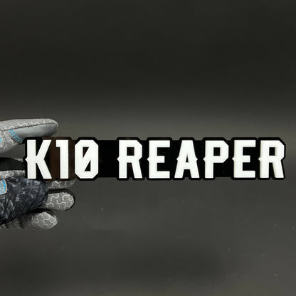1PC K10 REAPER 3D Acrylic Badge - Car Truck Emblem Fender Tailgate Trunk Sticker