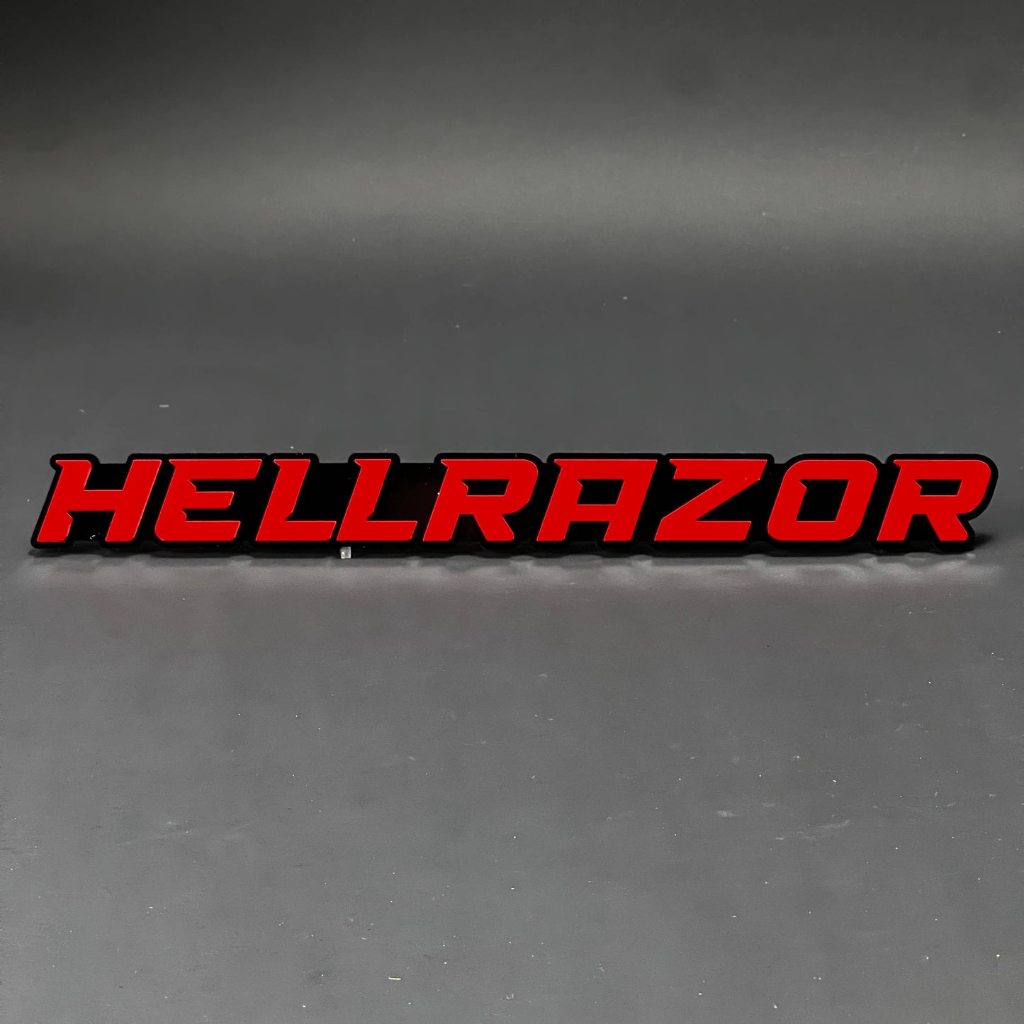 1PC HELLRAZOR 3D Acrylic Badge - Car Truck Emblem Fender Tailgate Trunk Sticker