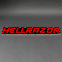 1PC HELLRAZOR 3D Acrylic Badge - Car Truck Emblem Fender Tailgate Trunk Sticker