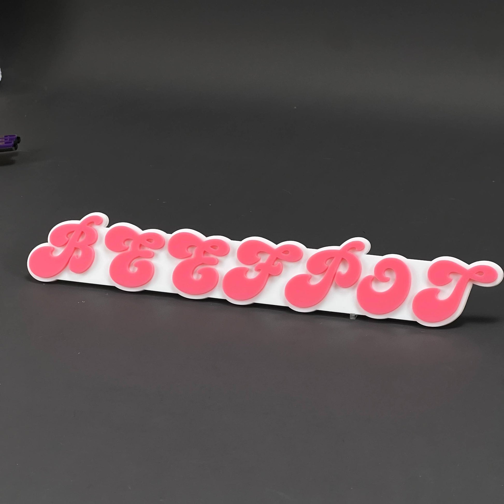 1PC BEEFPOT 3D Acrylic Badge - Car Truck Emblem Fender Tailgate Trunk Sticker