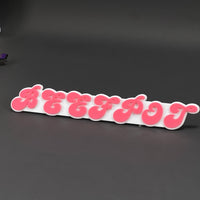 1PC BEEFPOT 3D Acrylic Badge - Car Truck Emblem Fender Tailgate Trunk Sticker