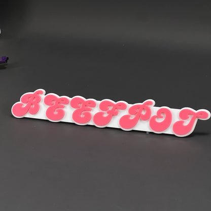 1PC BEEFPOT 3D Acrylic Badge - Car Truck Emblem Fender Tailgate Trunk Sticker