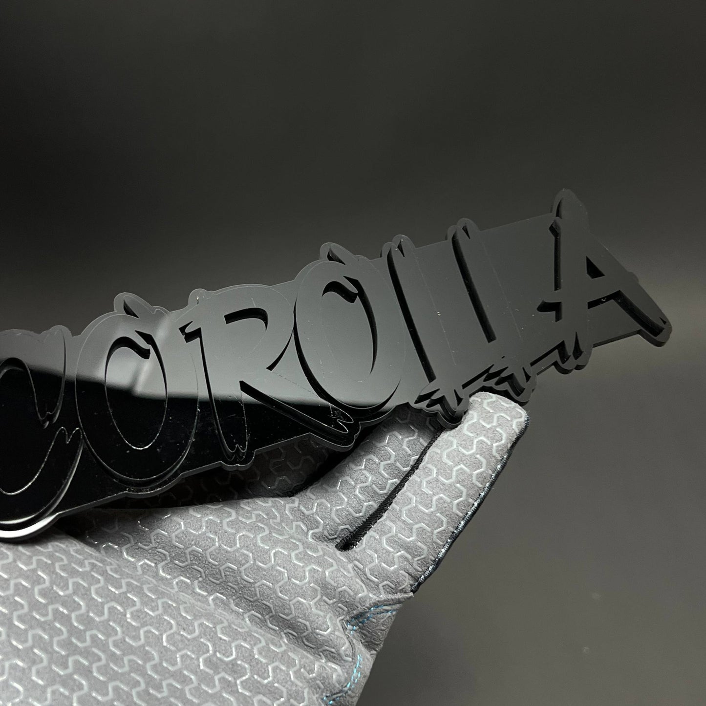 1PC COROLLA 3D Acrylic Badge - Car Truck Emblem Fender Tailgate Trunk Sticker