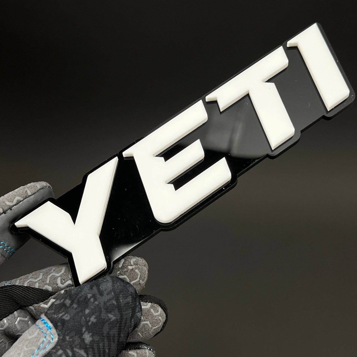 1PC YETI 3D Acrylic Badge - Car Truck Emblem Fender Tailgate Trunk Sticker