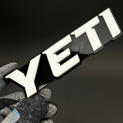 1PC YETI 3D Acrylic Badge - Car Truck Emblem Fender Tailgate Trunk Sticker
