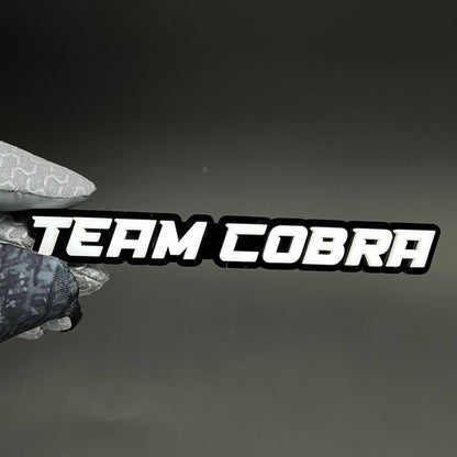 1PC TEAM COBRA 3D Acrylic Badge - Car Truck Emblem Fender Tailgate Trunk Sticker