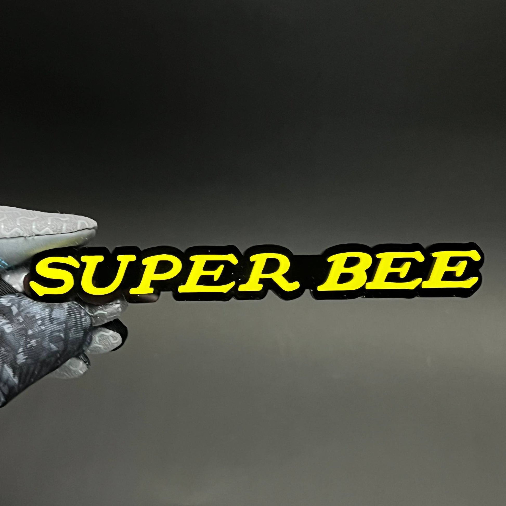 1PC SUPER BEE 3D Acrylic Badge - Car Truck Emblem Fender Tailgate Trunk Sticker
