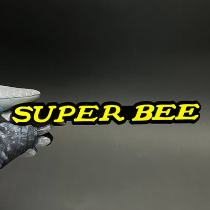1PC SUPER BEE 3D Acrylic Badge - Car Truck Emblem Fender Tailgate Trunk Sticker