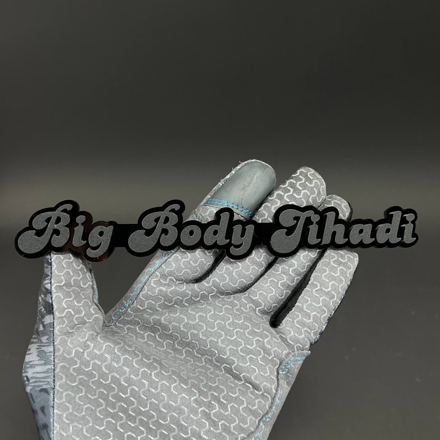 1PC Big Body Jihadi 3D Acrylic Badge - Car Truck Emblem Fender Sticker