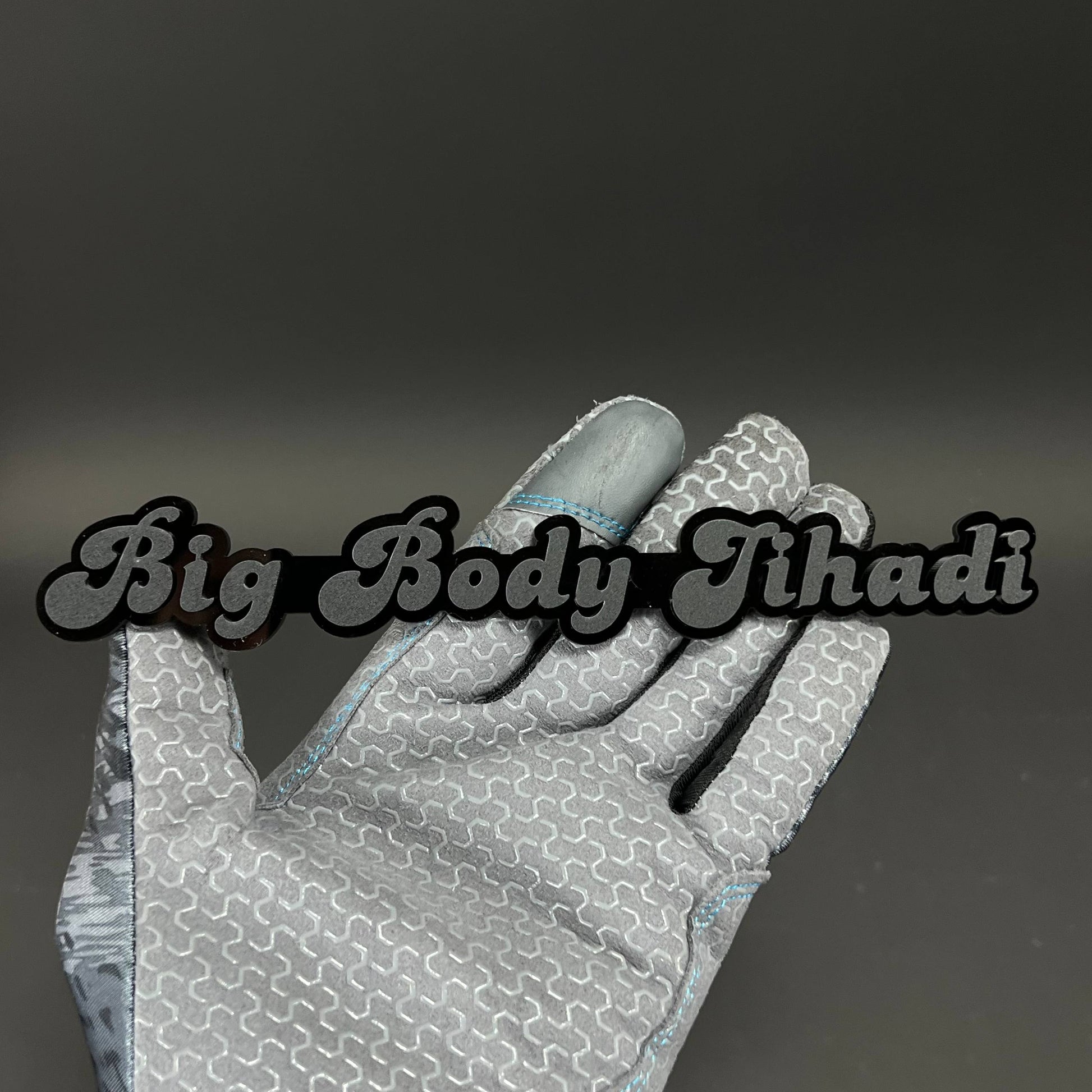 1PC Big Body Jihadi 3D Acrylic Badge - Car Truck Emblem Fender Sticker