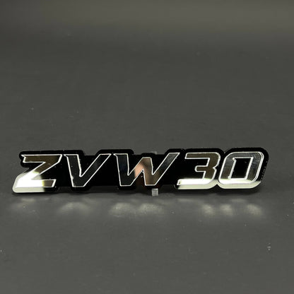1PC ZVW30 3D Acrylic Badge - Car Truck Emblem Fender Tailgate Trunk Sticker