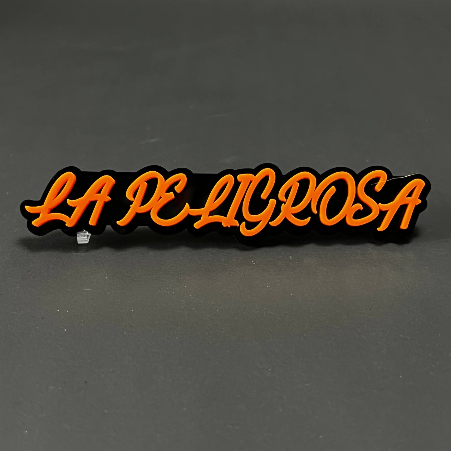 1PC LA PELIGROSA 3D Acrylic Badge - Car Truck Emblem Fender Sticker
