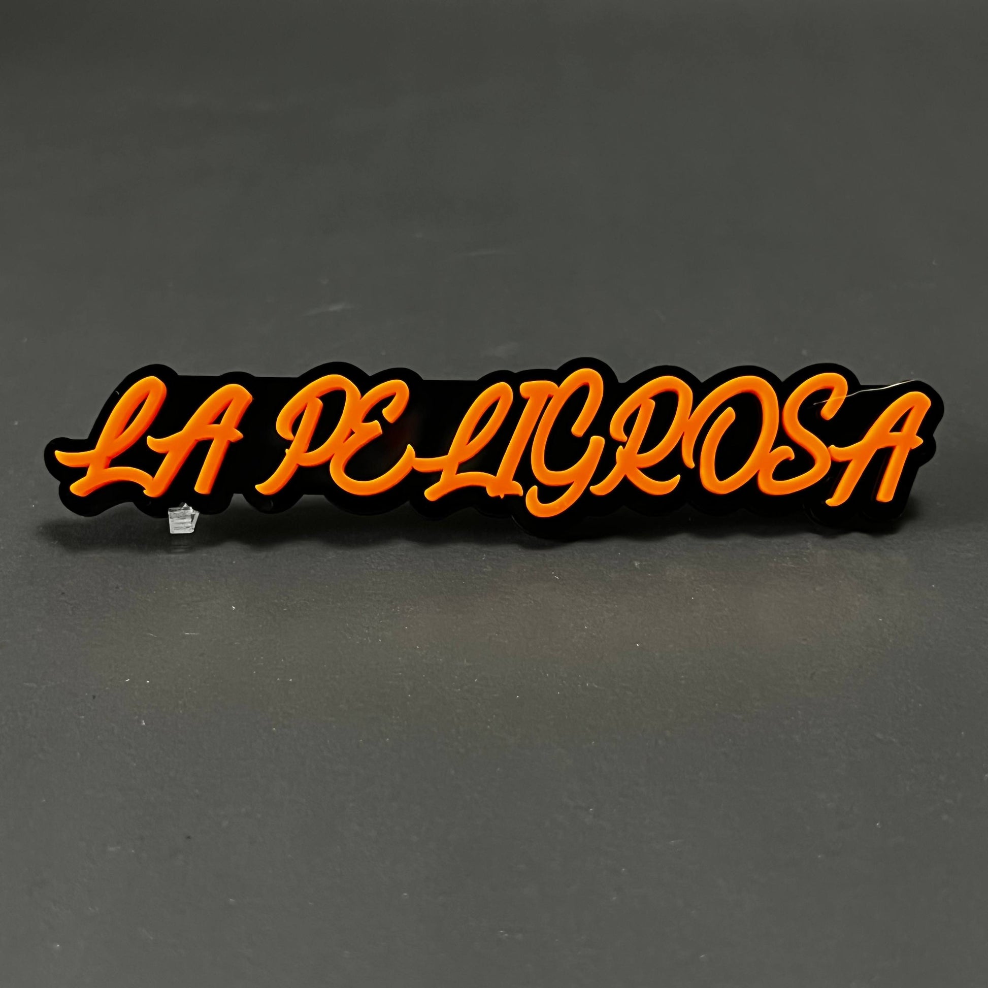 1PC LA PELIGROSA 3D Acrylic Badge - Car Truck Emblem Fender Sticker