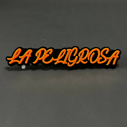 1PC LA PELIGROSA 3D Acrylic Badge - Car Truck Emblem Fender Sticker