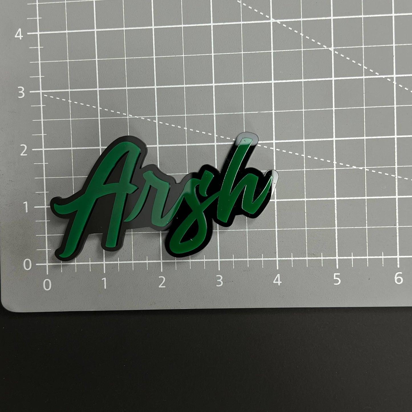 1PC Arsh 3D Acrylic Badge - Car Truck Emblem Fender Tailgate Trunk Sticker