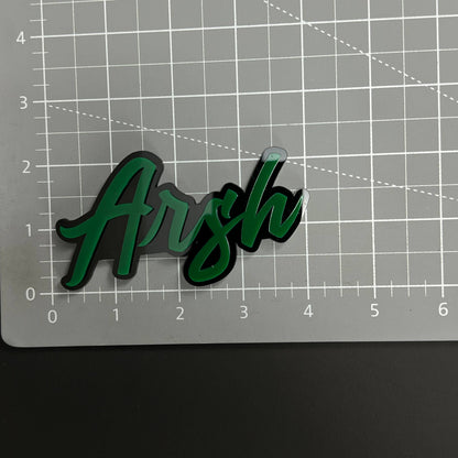 1PC Arsh 3D Acrylic Badge - Car Truck Emblem Fender Tailgate Trunk Sticker