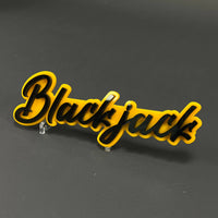 1PC Blackjack 3D Acrylic Badge - Car Truck Emblem Fender Tailgate Trunk Sticker
