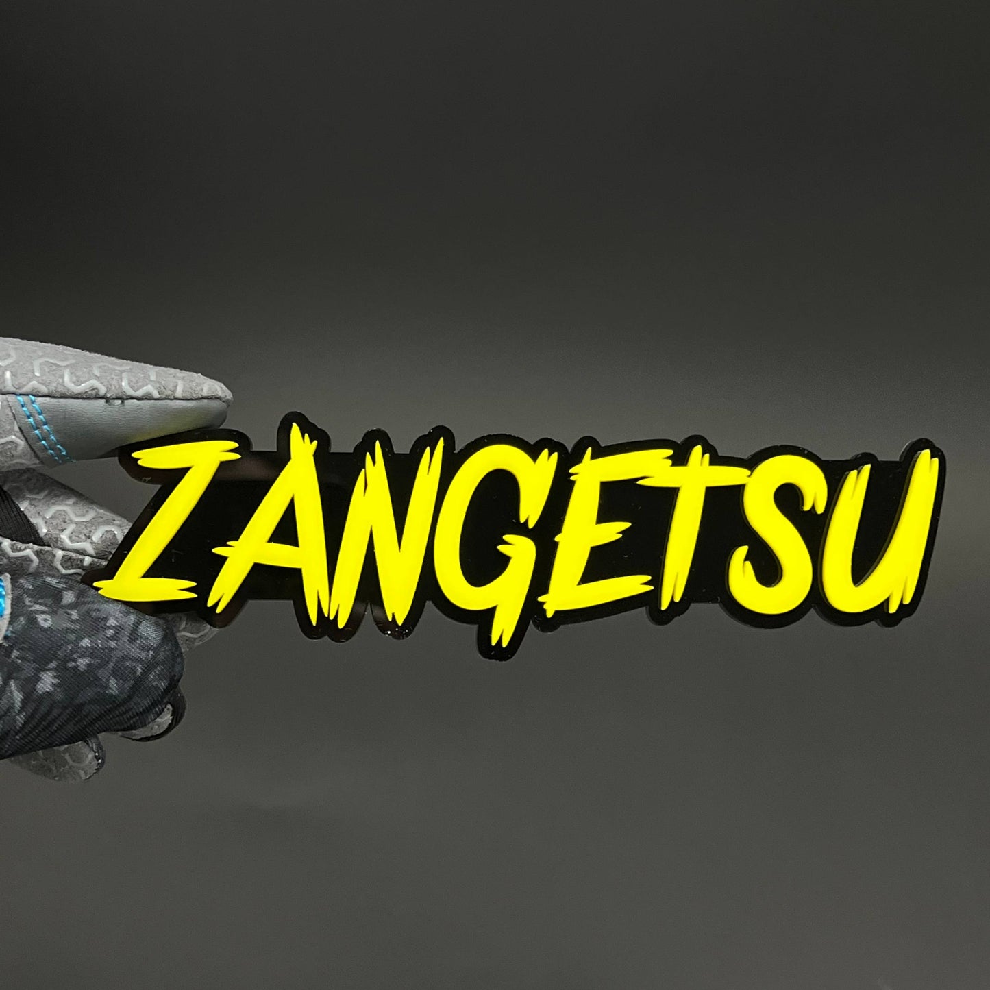 1PC ZANGETSU 3D Acrylic Badge - Car Truck Emblem Fender Tailgate Trunk Sticker