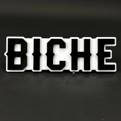 1PC BICHE 3D Acrylic Badge - Car Truck Emblem Fender Tailgate Trunk Sticker
