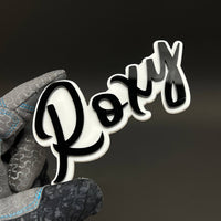 1PC Roxy 3D Acrylic Badge - Car Truck Emblem Fender Tailgate Trunk Sticker