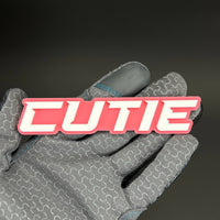 1PC CUTIE 3D Acrylic Badge - Car Truck Emblem Fender Tailgate Trunk Sticker