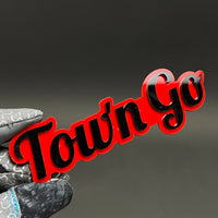 1PC Town'n Go 3D Acrylic Badge - Car Truck Emblem Fender Tailgate Trunk Sticker
