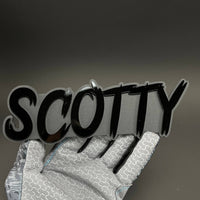 1PC SCOTTY 3D Acrylic Badge - Car Truck Emblem Fender Tailgate Trunk Sticker