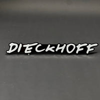 1PC DIECKHOFF 3D Acrylic Badge - Car Truck Emblem Fender Tailgate Trunk Sticker