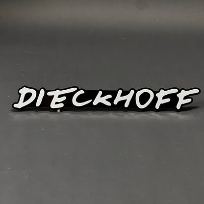 1PC DIECKHOFF 3D Acrylic Badge - Car Truck Emblem Fender Tailgate Trunk Sticker