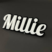 1PC Millie 3D Acrylic Badge - Car Truck Emblem Fender Tailgate Trunk Sticker