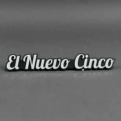1PC El Nuevo Cinco 3D Acrylic Badge - Car Truck Emblem Fender Sticker