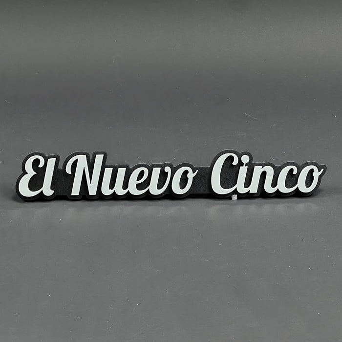 1PC El Nuevo Cinco 3D Acrylic Badge - Car Truck Emblem Fender Sticker