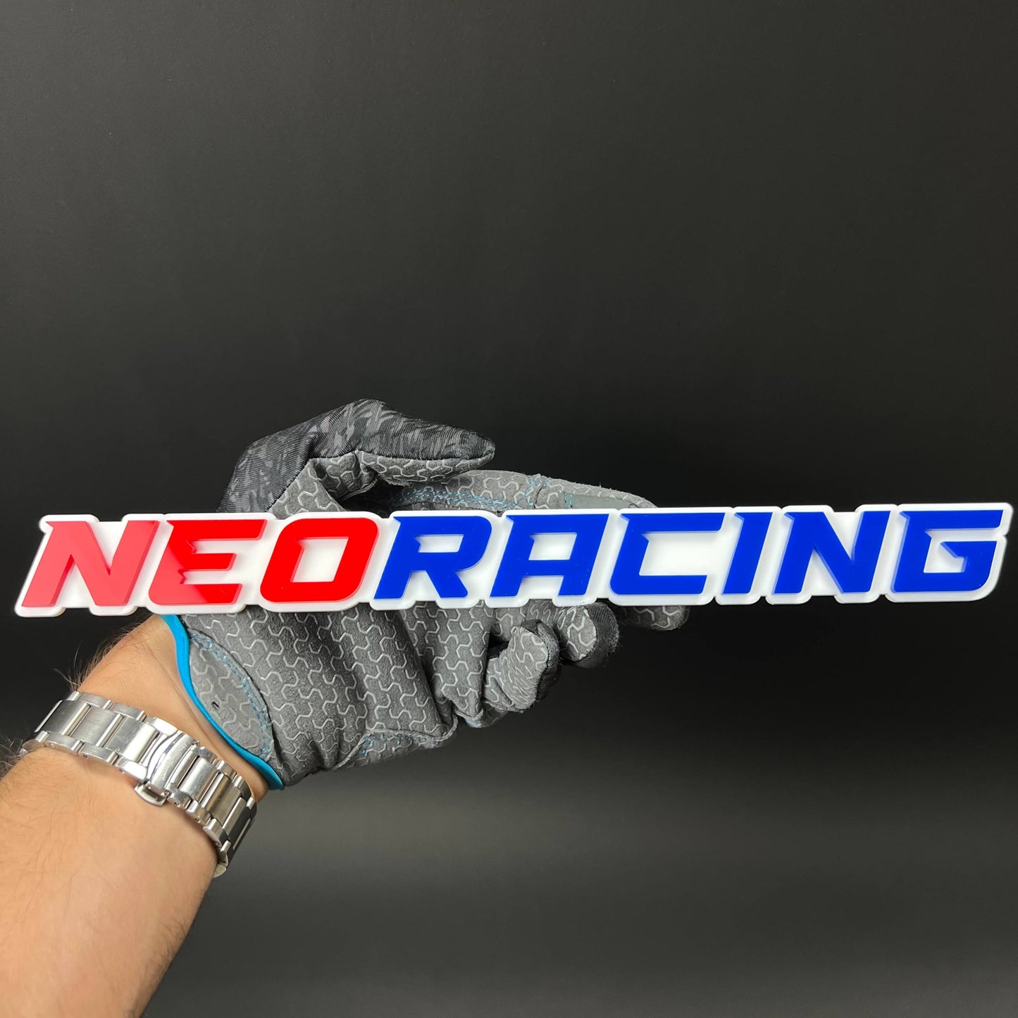 1PC NEORACING 3D Acrylic Badge - Car Truck Emblem Fender Tailgate Trunk Sticker