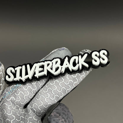1PC SILVERBACK SS 3D Acrylic Badge - Car Truck Emblem Fender Sticker