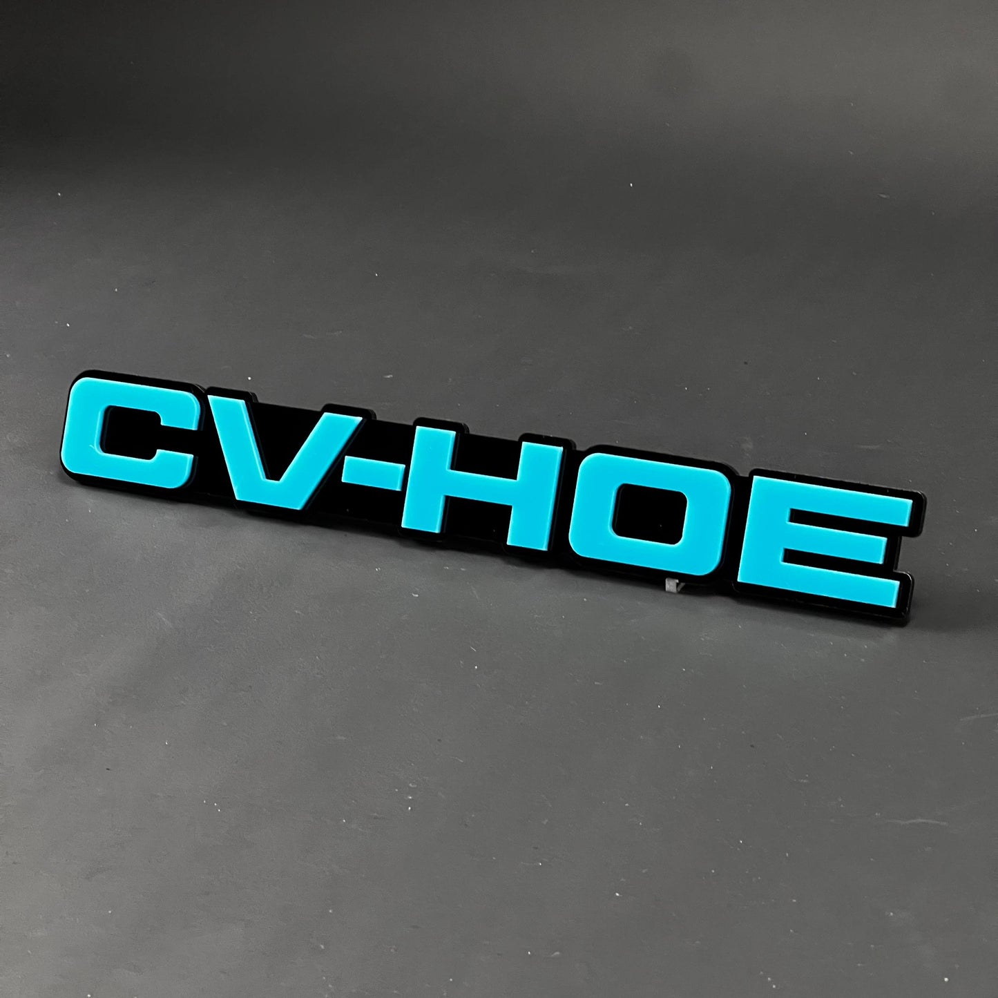 1PC CV-HOE 3D Acrylic Badge - Car Truck Emblem Fender Tailgate Trunk Sticker