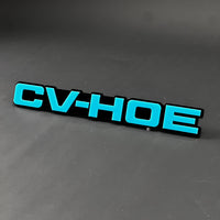 1PC CV-HOE 3D Acrylic Badge - Car Truck Emblem Fender Tailgate Trunk Sticker