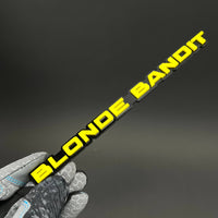1PC BLONDE BANDIT 3D Acrylic Badge - Car Truck Emblem Fender Sticker