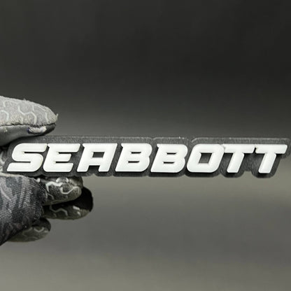 1PC SEABBOTT 3D Acrylic Badge - Car Truck Emblem Fender Tailgate Trunk Sticker
