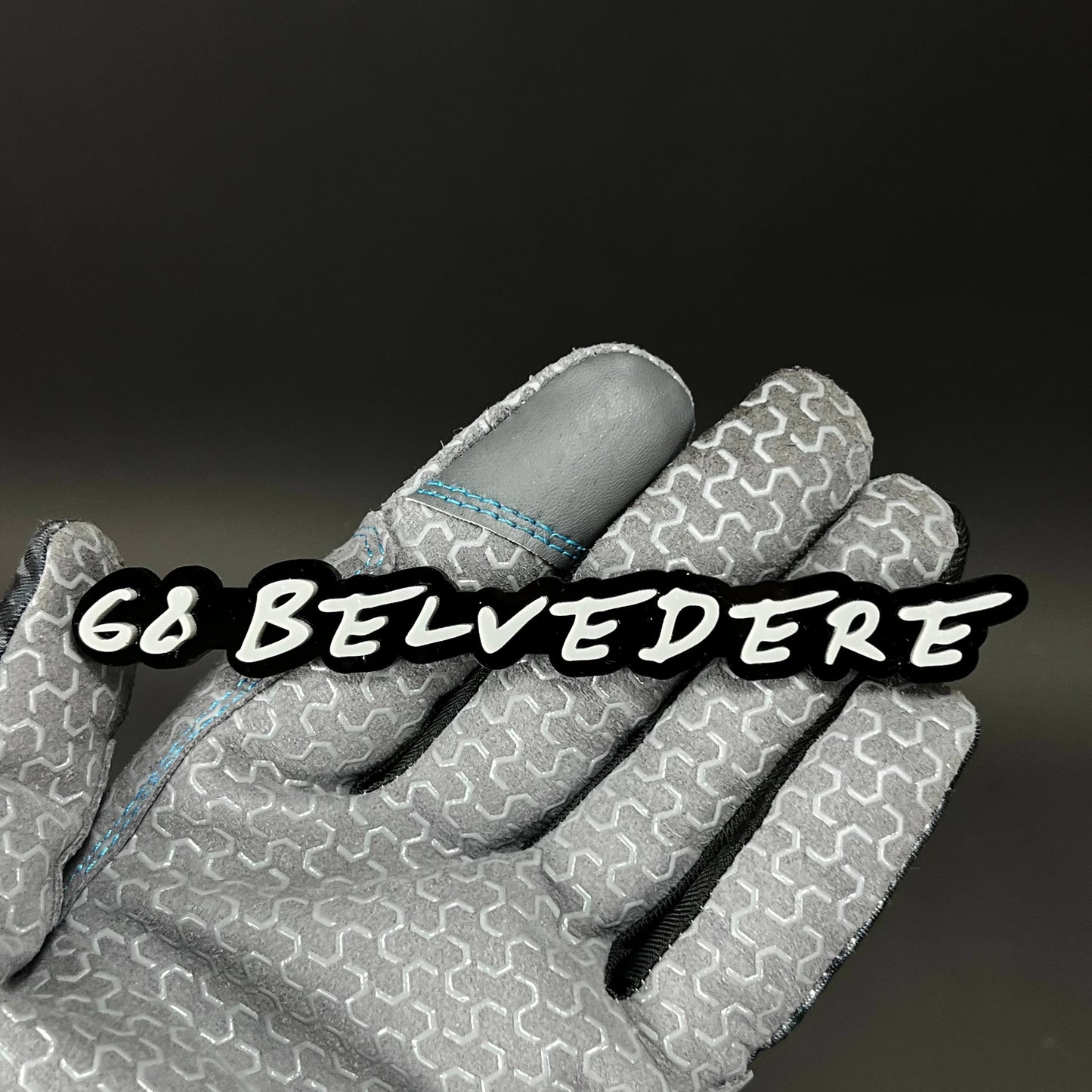 1PC 68 BELVEDERE 3D Acrylic Badge - Car Truck Emblem Fender Sticker