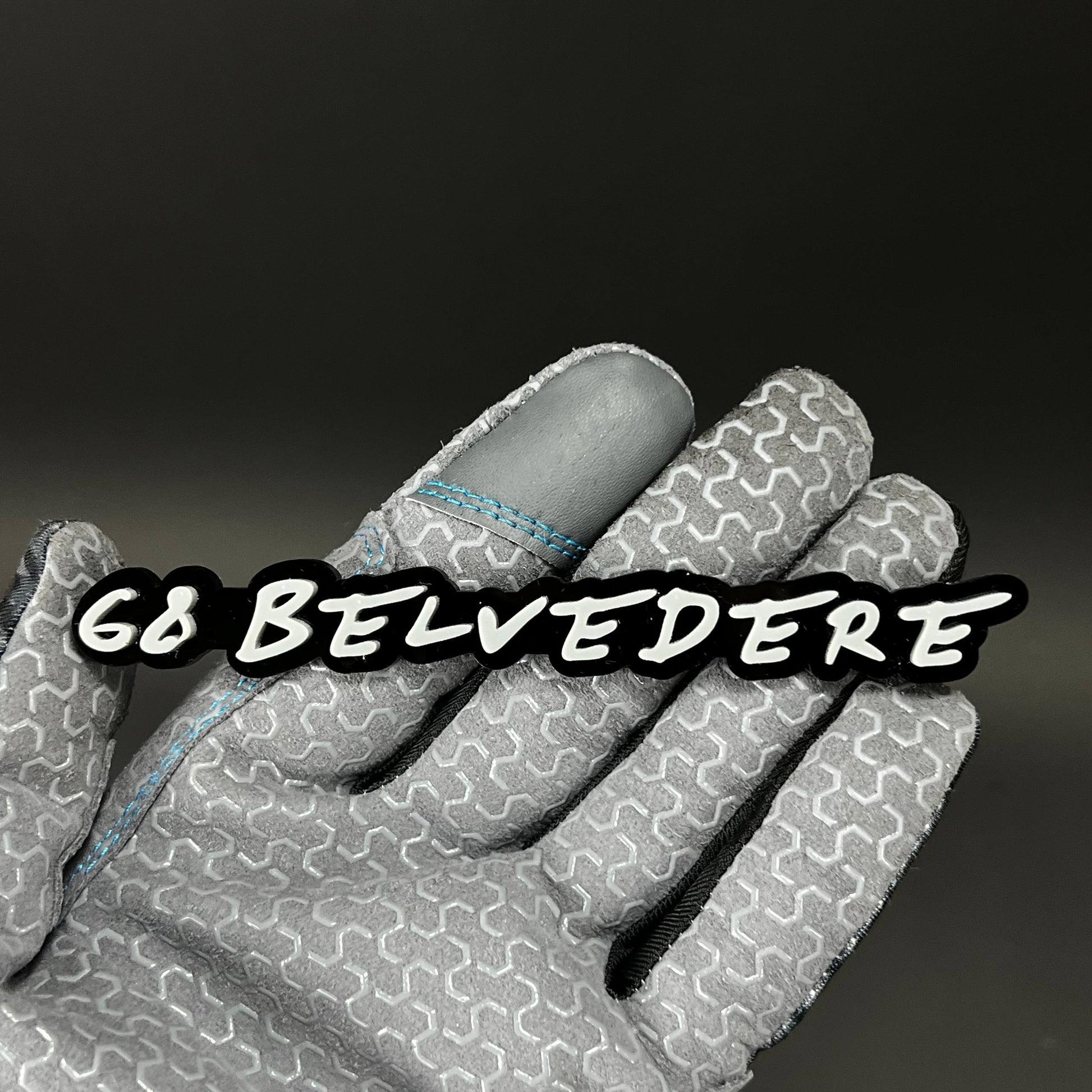 1PC 68 BELVEDERE 3D Acrylic Badge - Car Truck Emblem Fender Sticker