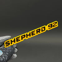 1PC SHEPHERD 92 3D Acrylic Badge - Car Truck Emblem Fender Sticker