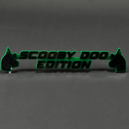 1PC SCOOBY DOO EDITION 3D Acrylic Badge - Car Truck Emblem Fender Sticker