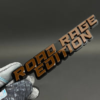 1PC ROAD RAGE EDITION 3D Acrylic Badge - Car Truck Emblem Fender Sticker