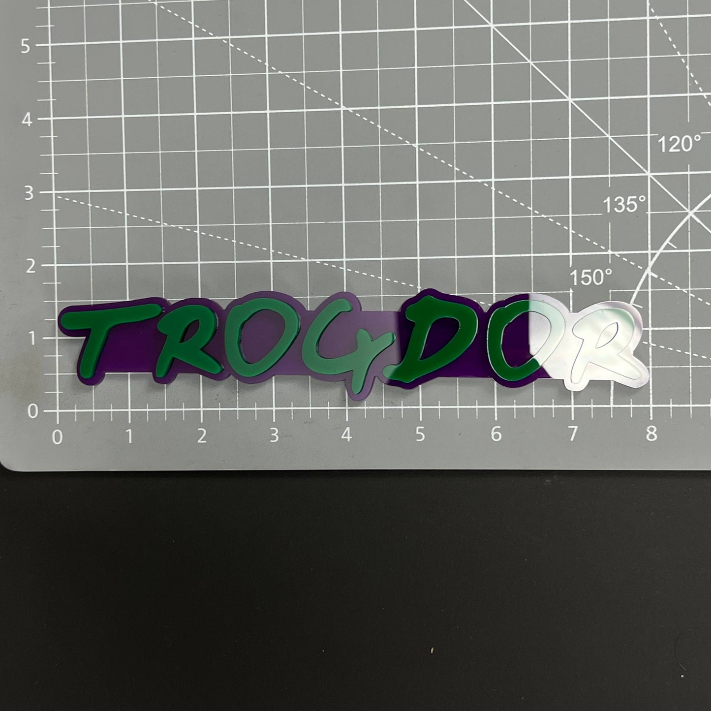 1PC TROGDOR 3D Acrylic Badge - Car Truck Emblem Fender Tailgate Trunk Sticker