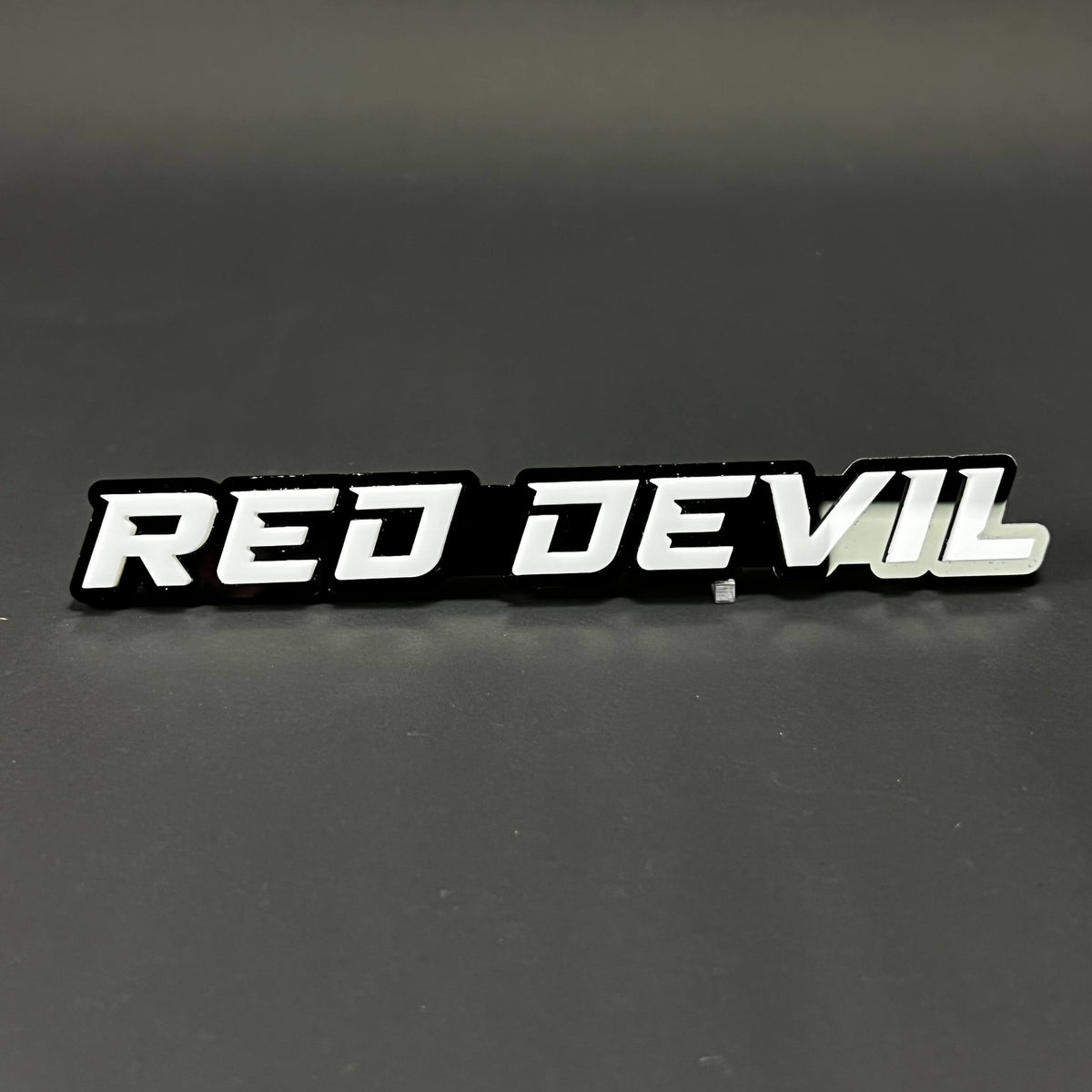 1PC RED DEVIL 3D Acrylic Badge - Car Truck Emblem Fender Tailgate Trunk Sticker
