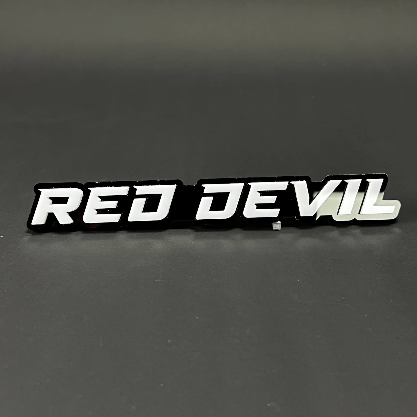 1PC RED DEVIL 3D Acrylic Badge - Car Truck Emblem Fender Tailgate Trunk Sticker
