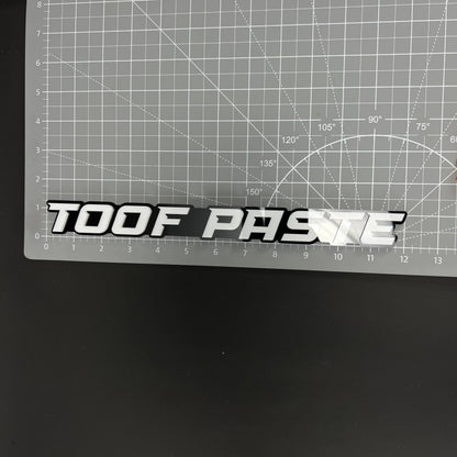 1PC TOOF PASTE 3D Acrylic Badge - Car Truck Emblem Fender Tailgate Trunk Sticker