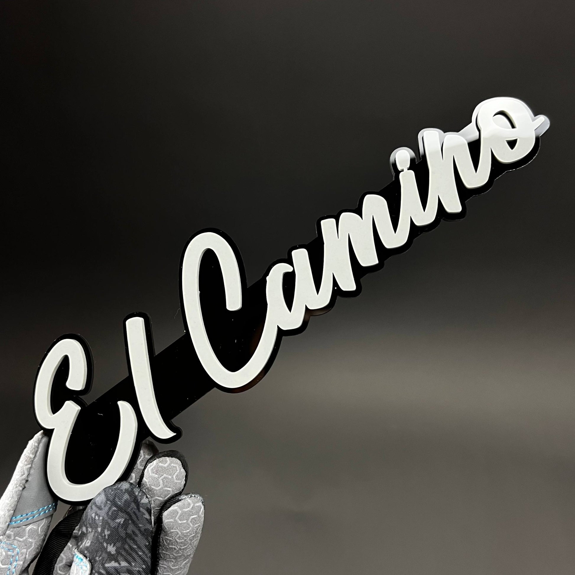 1PC El Camino 3D Acrylic Badge - Car Truck Emblem Fender Tailgate Trunk Sticker