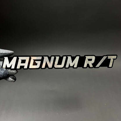 1PC MAGNUM R/T 3D Acrylic Badge - Car Truck Emblem Fender Tailgate Trunk Sticker